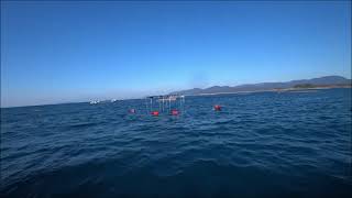 沖合利用独立小型電源（ソーラーパネルと蓄電池利用）