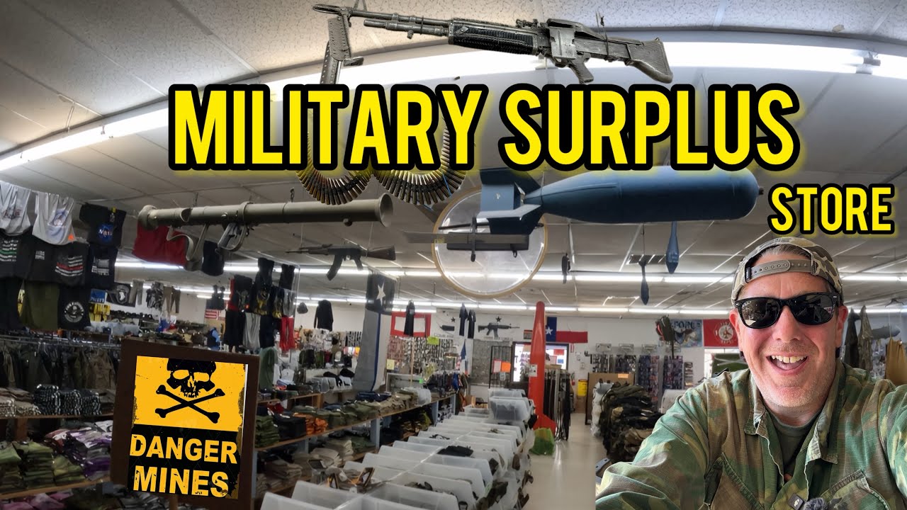Вы не поверите, что находится внутри этого магазина военных излишков!