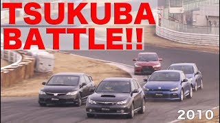 日独AWDスポーツ決戦 筑波バトル!!【Best MOTORing】2010