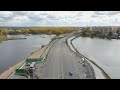 Строительство новой дороги - мостовой переход "Фрунзенский"