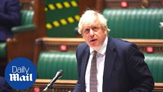 PMQs: Boris Johnson says images of the food parcels are 'disgraceful and appalling'