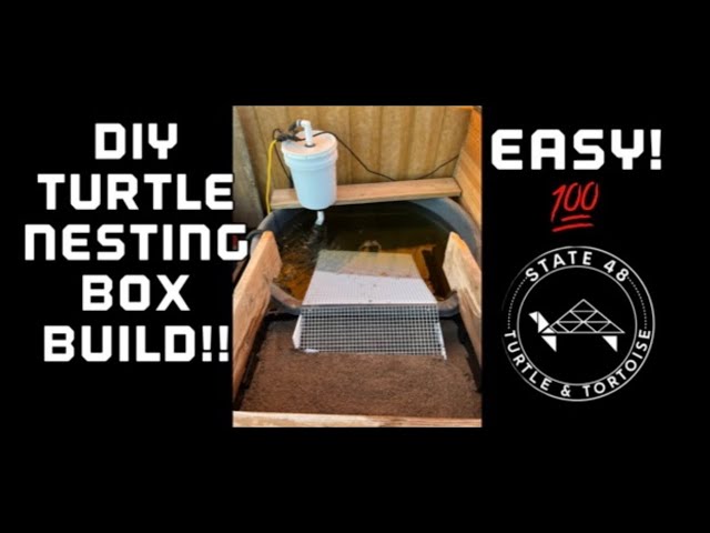 Turtlebox Build Sheet Diy Turtle Nesting Box