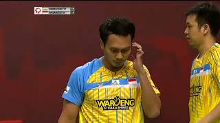THE DADDIES! M.Ahsan/Hendra Setiawan (INA) vs Satwiksairaj R./C.Shetty (IND) | Badminton Highlight