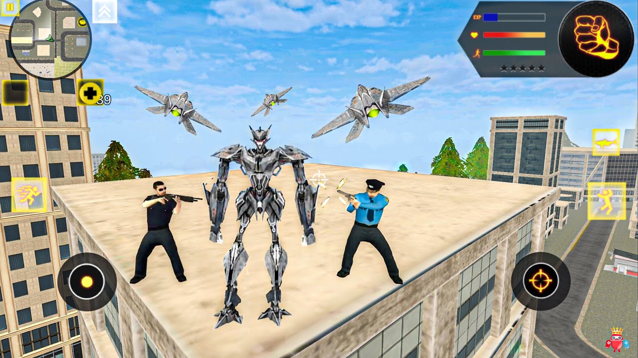 Plane Robot Transform Games 2 Robot Shark 2 by Naxeex
