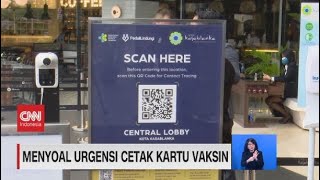 Menyoal Urgensi Cetak Kartu Vaksin