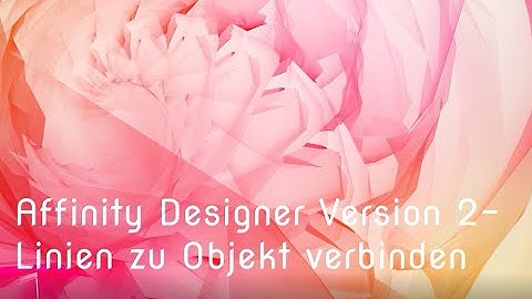 Affinity Designer Version 2 - Linien zu Objekt verbinden - Nähen mit Beamer - Schnittmuster