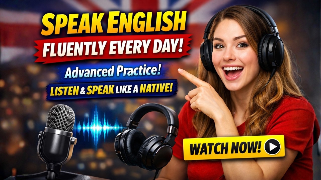 Speak English Fluently Every Day | Advanced Listening & Speaking ...