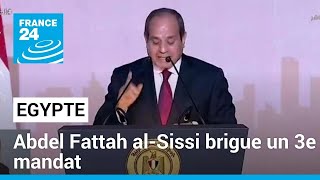 En Egypte Abdel Fattah Al-Sissi Brigue Sans Surprise Un 3E Mandat France 24