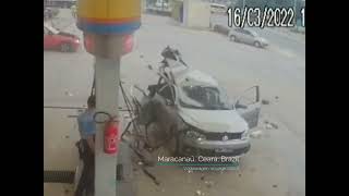 Car Rigged with Illegal Natural Gas Tank Explodes While Refueling at Gas Station by Engineering and architecture 480,497 views 2 years ago 59 seconds