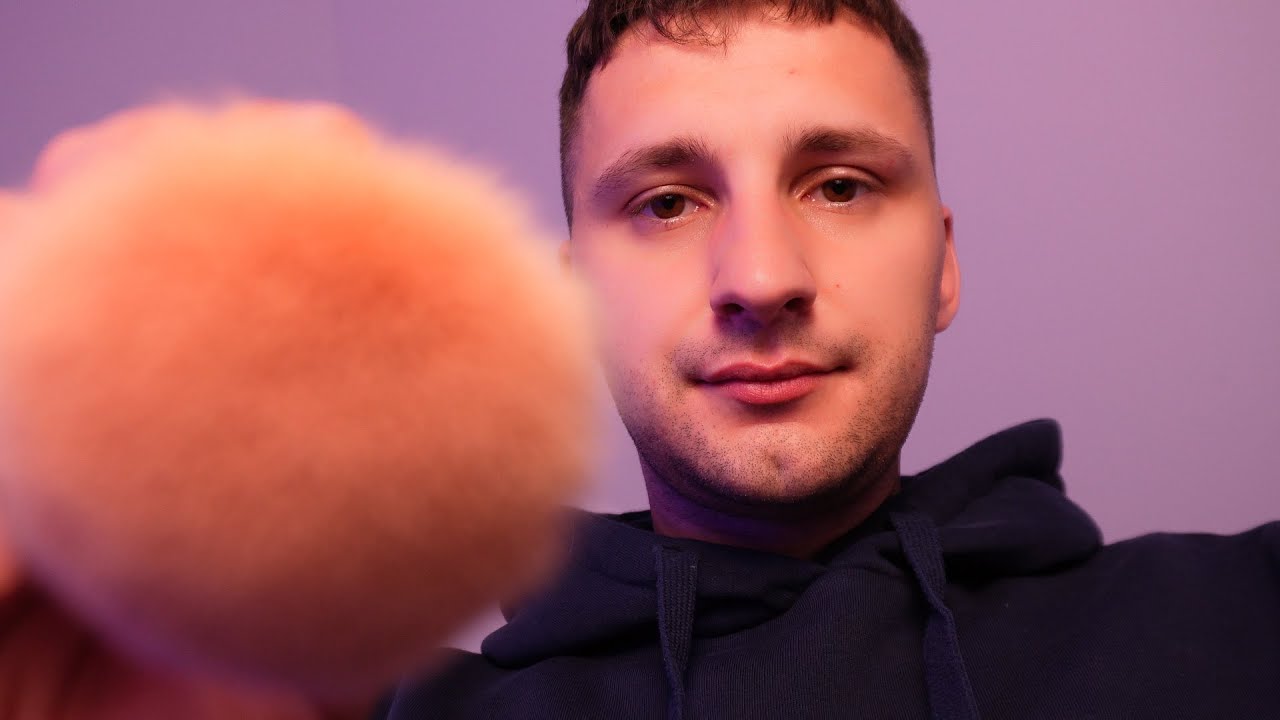 ASMR Relax on your boyfriend's lap (facial spa treatment, massage, personal attention)