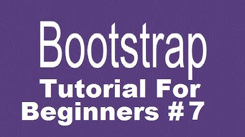 Bootstrap Tutorial For Beginners 7 -  Responsive  Jumbotron