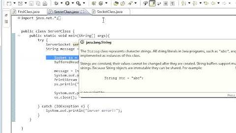 Java programming part 48 Java  Sockets 1 : Sockets and ServerSockets in Java