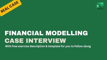 #3 Renewable Energy Financial Modeling Excel Case Interview