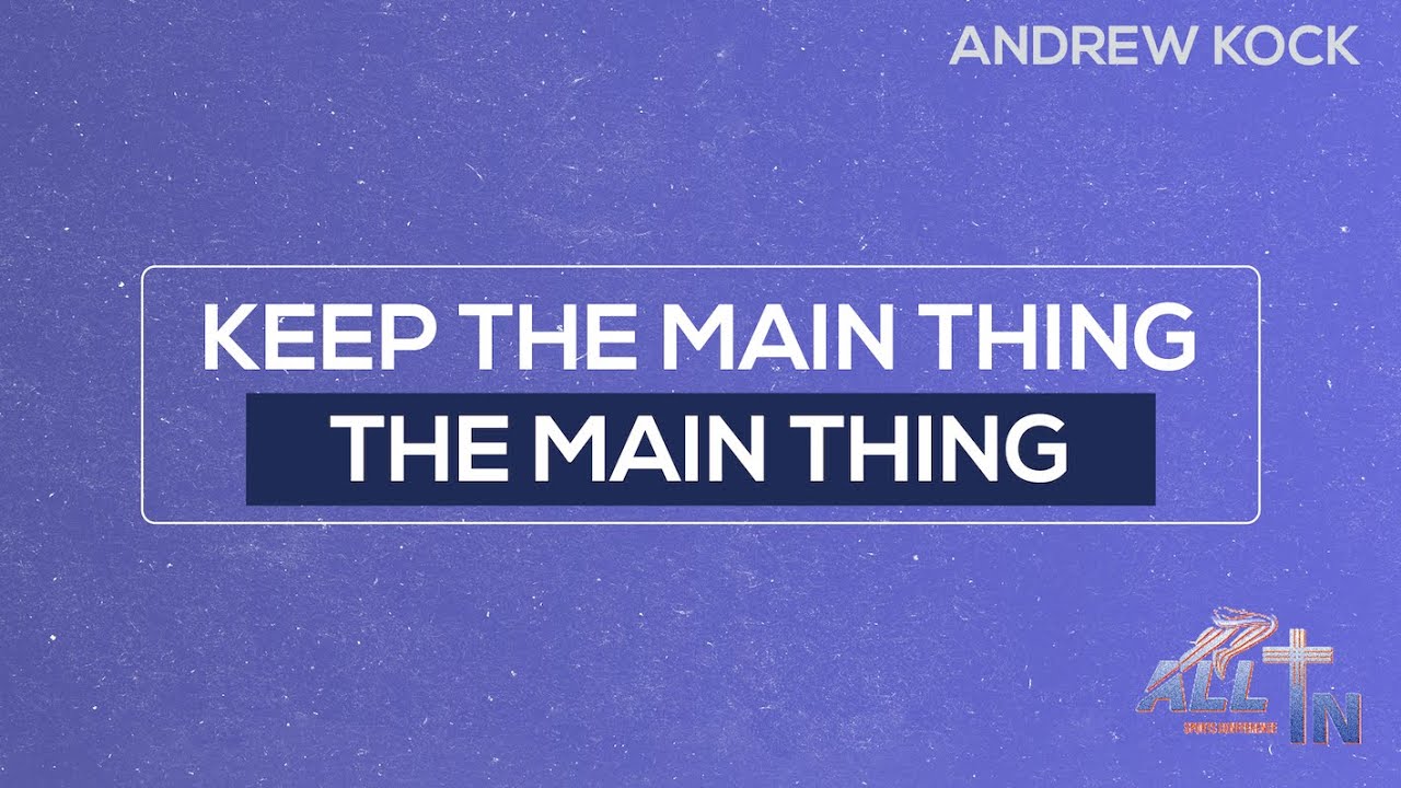 Evening Service | All In Conference | Keep The Main Thing The Main Thing | Sunday 25 October 2025