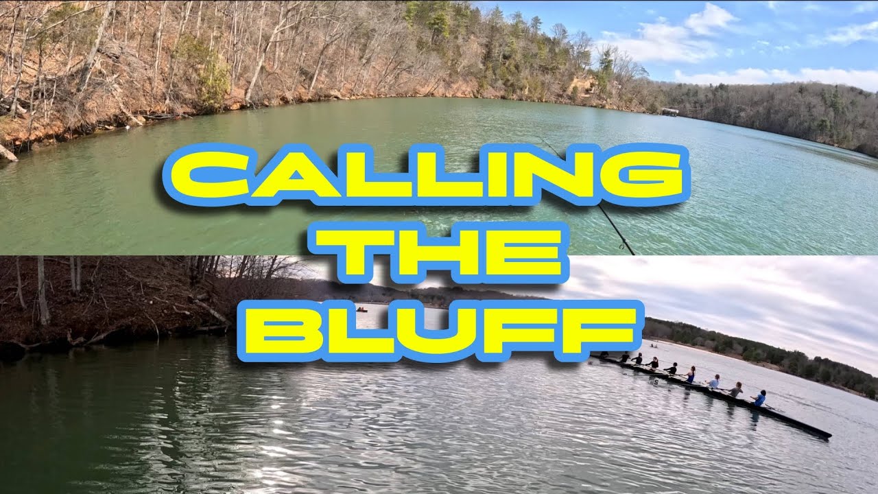 Prespawn BASS FISHING Bluff Strategies ( Claytor Lake  )