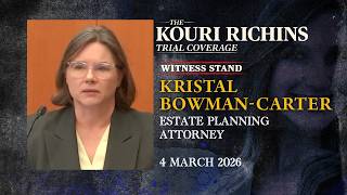Estate planning attorney Kristal Bowman-Carter testifies in Kouri Richins murder trial Net Worth
