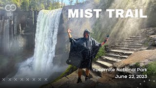 Got DRENCHED while hiking the Mist Trail at Yosemite National Park!