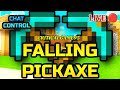falling pickaxe chat control #minecraft #live