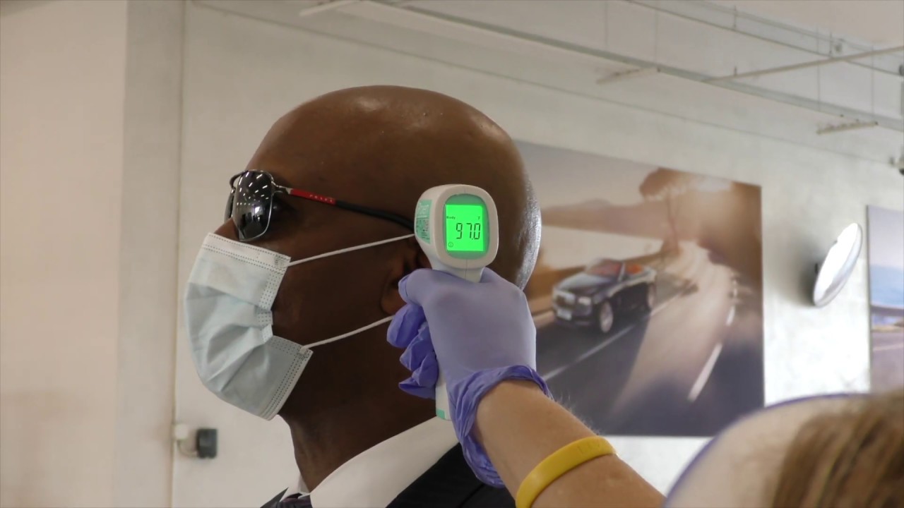 Braman Motorcars Employee Temperature Checks - YouTube