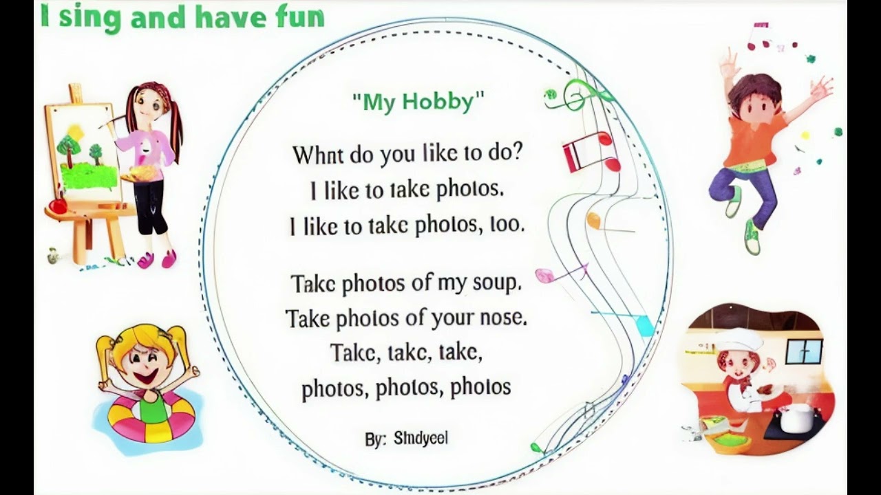 My Hobby page 24 (5PS) أنشودة السنة الخامسة إبتدائي في الجزائر