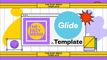 The Easy Menu Template on Glide