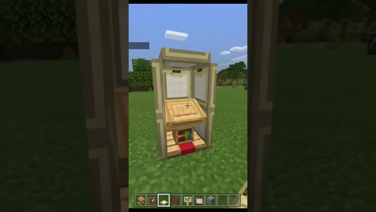 REALISTIC ARCADE MACHINE-Minecraft #minecraft #buildhacks #tutorials #shorts