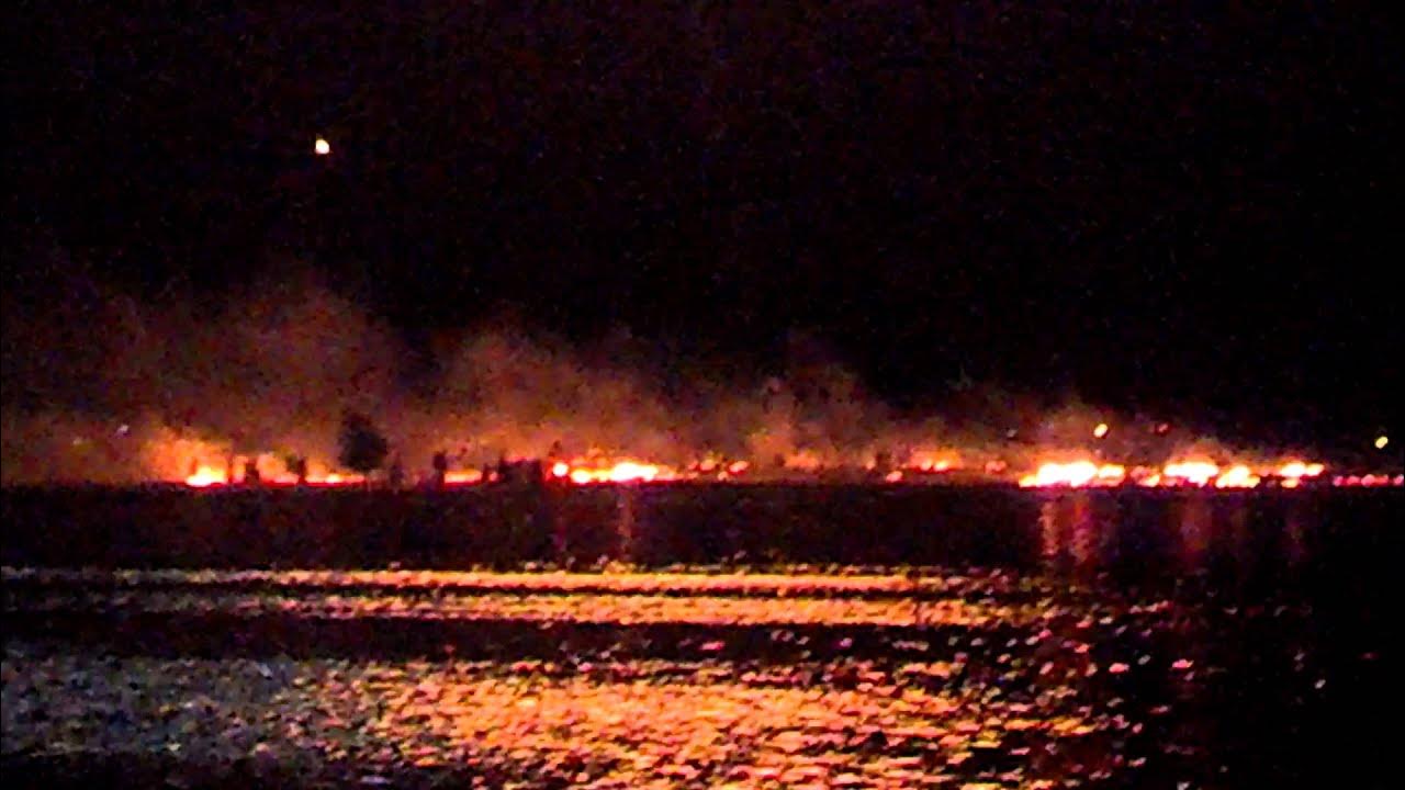 Fireworks fire in Windsor - YouTube