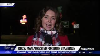 Man charged with 1st degree assault after stabbing 3 people