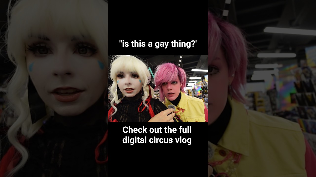 gay gangle #digitalcircus #amazingdigitalcircus #cosplay #comiccon #zooble #vlog #tadc