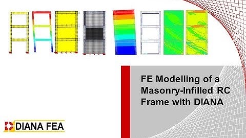 Webinar: FE Modeling of a Masonry-infilled RC Frame with DIANA