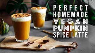 🍂Perfect Homemade VEGAN PUMPKIN SPICE LATTE🎃 with Vegan Whipped Cream from scratch🍂 by Jun Goto 895 views 2 years ago 8 minutes, 3 seconds