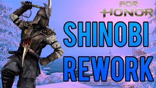 Shinobi Rework Tips & Showing His Immensely Powerful Combos - Testing Grounds [For Honor]