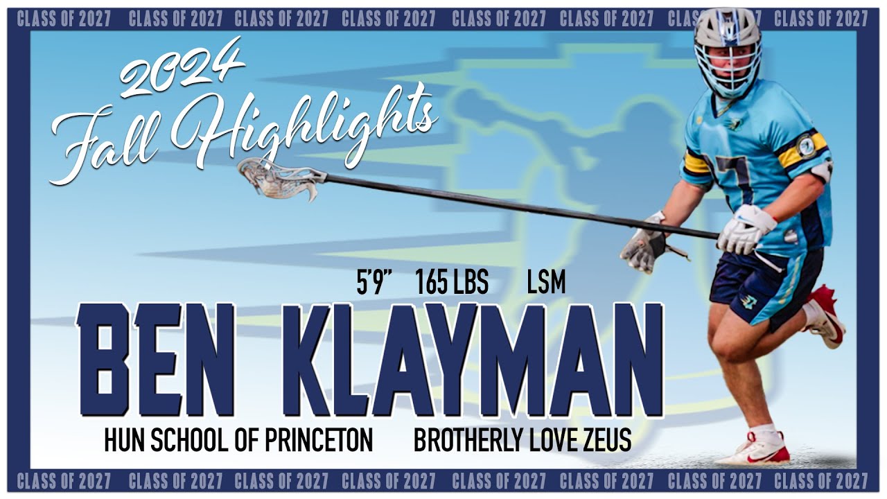 Ben Klayman Fall Highlights | Hun School of Princeton '27  | Brotherly Love Zeus '27