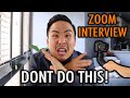 Crush Your Zoom Interview THE FIRST TIME!