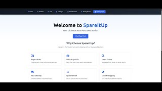 SpareItUp: AI-Powered Quick Commerce Platform for Automotive Spares – Demo