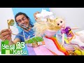 Rapunzel oyuncak bebek ile kuaförcülük oyunu. Yeşil Kutu 33. Kız videosu