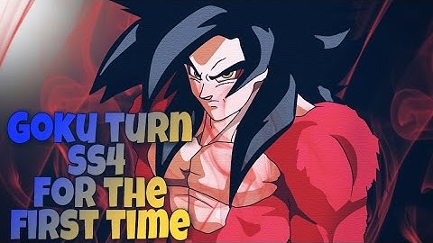 Goku turns SS4 for the first time(dubstep remix)