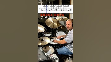How To Play A BASIC Bossa Nova on #drums in 30 Seconds!