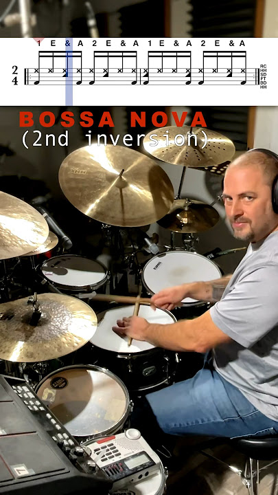 How To Play A BASIC Bossa Nova on #drums in 30 Seconds!