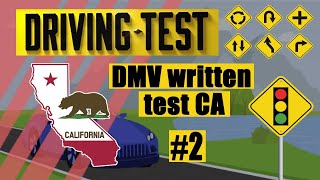 california DMV driving test 2022  - Permit Exam for DRIVER LICENSE - dmv written real test