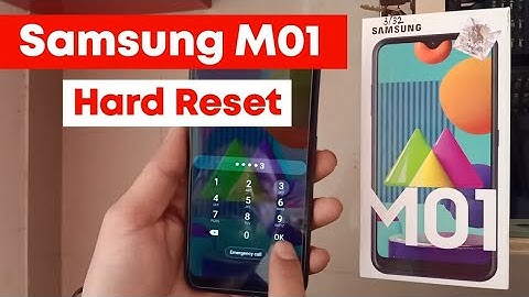 Samsung M01 Hard Reset | M015G Pin lock, Pattern Lock Remove without Computer | New Security Lock
