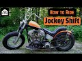 How to ride a jockey shift foot clutch motorcycle no front brake