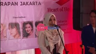 Roro Fitria Memberi Sambutan di Sela Sela Peresmian  Yayasan Hati Harapan Jakarta