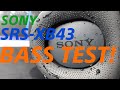 SONY  srs-xb43  Bass test🔥🔥🔥