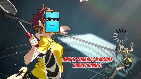 Tutorial on how to smash on mobile! ROBLOX RACKET RIVALS