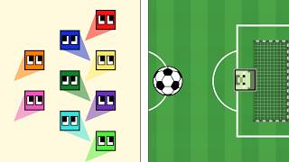 Square Race × Football - Goal Rush Challenge | Square League screenshot 5