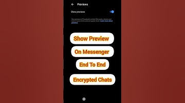 How to Preview End-to-End Encrypted Chats on Messenger 🔒👀 | Secure Messaging #Shorts #privacyfirst