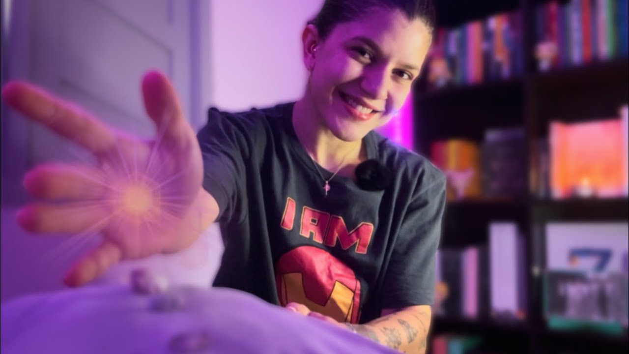 ASMR REIKI alinhando seus 7 chakras✨