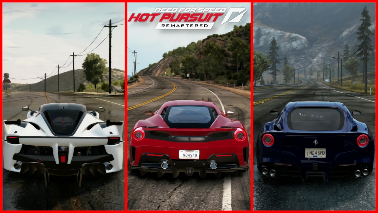 Ferrari Unleashed Pack | Need for Speed Hot Pursuit Remastered Mods