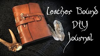 Easy DIY Leather Bound Journal